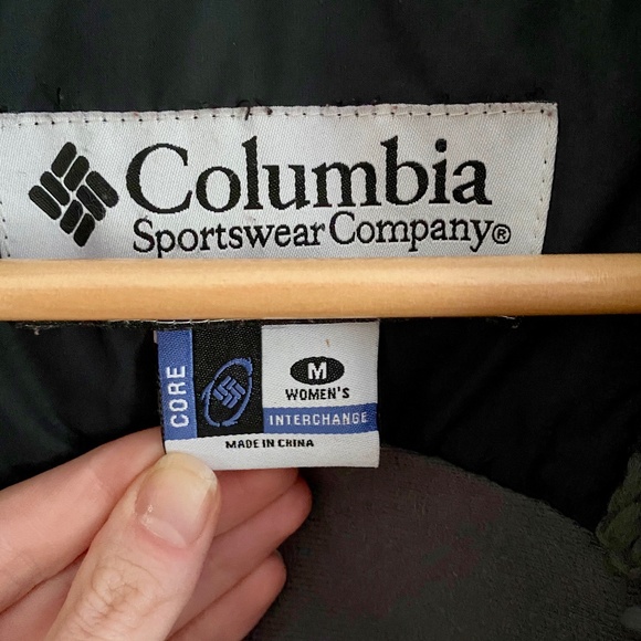 Columbia Black Embroidered Floral Jacket Womens Size Medium - Picture 6 of 8